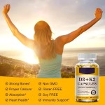 Hot Sale 120pcs Vitamin D3+K2 Bone Health and Immune Support Natural Ingredients