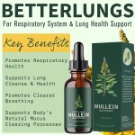 Natural Supplement Oral Liquid Lung Recruitment Extract Supports Respiratory Health for Adults Not for Pregnant Women