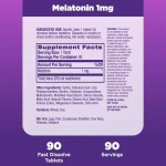 Factory Wholesale Customized Adult Melatonin Chewable Tablets Sleep Support Natural Strawberry Flavored
