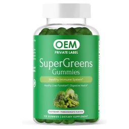 OEM  Green Superfood Gummies - Daily Supplements for Liver, Digestive Health & Immune Support