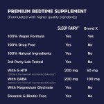 Sleep Fairy 9-in-1 Melatonin Sleep Complex Vegan Capsules - Natural Sleep Aid for Adults with 5-HTP GABA & Magnesium