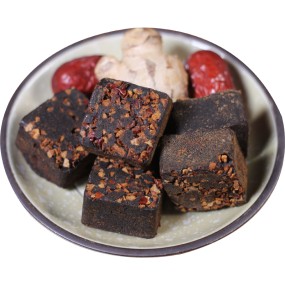 Hot Selling Red Dates and Ginger Asian Black Sugar Black and Gold Raw Sugar
