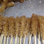 Classic Rock Candy Sticks Individually Wrapped Sugar Rock Crystal Lollipops Brown Sugar Sticks