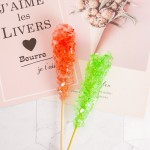 Brown Sugar Lollipop with Fruity Flavor Hard Texture Coated Icing and Cartoon Pattern Packaged in Boxes and Bags