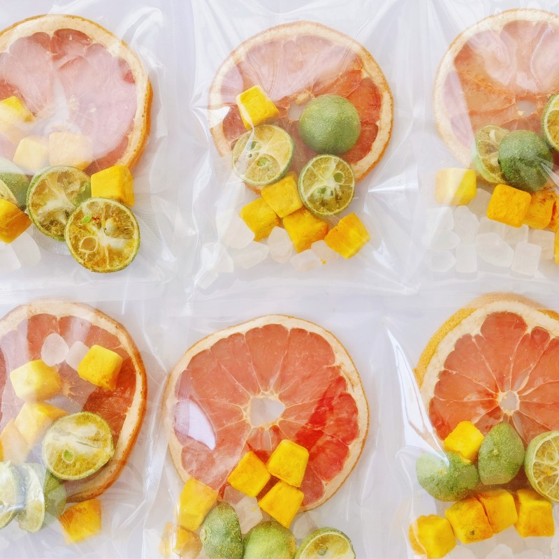 Wholesale Supply Assorted Flower Fruit Grapefruit Green Lime Passion Fruit Tea Mixed Fruits Tea