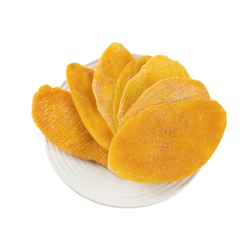 Factory Direct Sweet Dried Mango Slices Whole Preserved Fruit Instant Dehydrated Fruit Snack FD Drying Process Syrup
