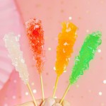 Multicolor Vegan Sugar Sticks Hard Rock Candy Individually Wrapped in Cafe Fruity Flavor Bulk Supply