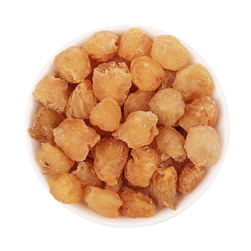 Wholesale Bulk 500g Seedless Sweet Dried Longan Meat From China Whole Preserved and Water-Dried for Herbal Tea