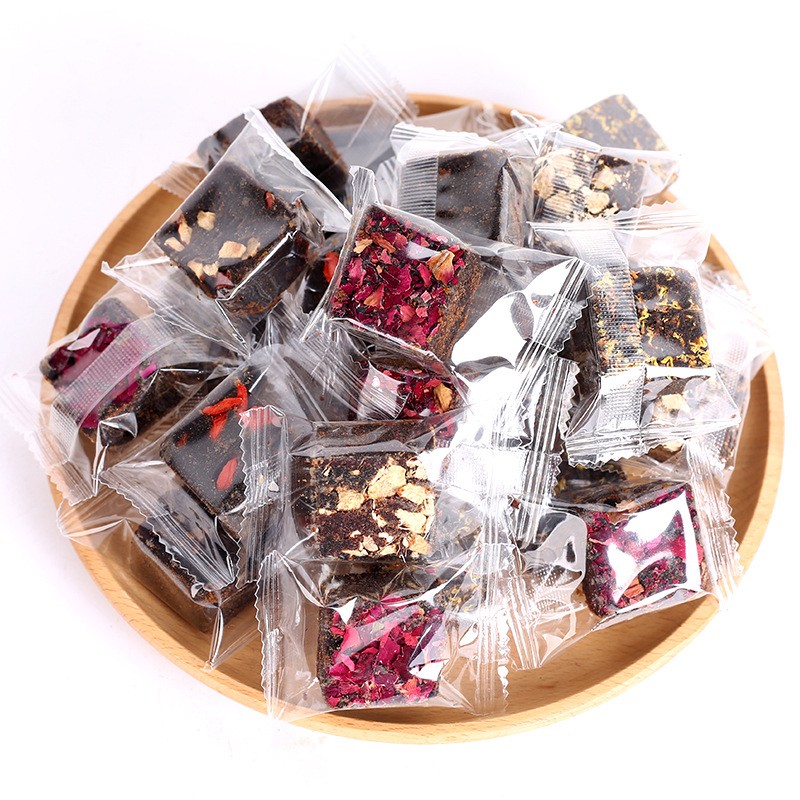 Handmade Brown Sugar Cube Original Raw Bulk Rose Packaged Small and Brown Sugar Bag Ancient Way Guangxi Primary Cane Sugar