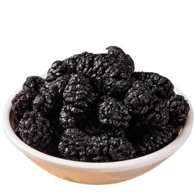 Organic Sun-Dried Mulberries Sweet Taste Bulk Black Mulberries Food Processing Factory Sale Preserved with FD Process Wholesale