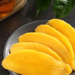 Factory Direct Sweet Dried Mango Slices Whole Preserved Fruit Instant Dehydrated Fruit Snack FD Drying Process Syrup