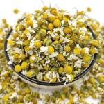 Organic Loose Manzanilla Tea Herbal Sleep Aid Wholesales Bulk Box Cup Sachet Bottle Packaging Dried Chamomile Flowers Bag