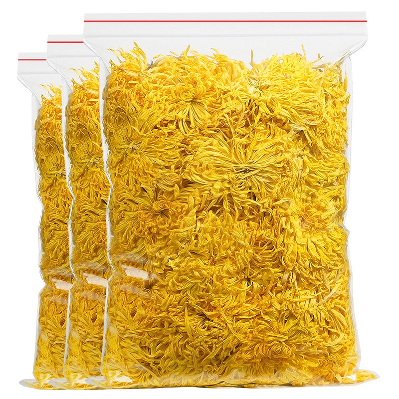 Popular Healthy Chrysanthemum Blossom Tea Factory Wholesales Chinese Flower Tea Food Beverage in Bag Packaging