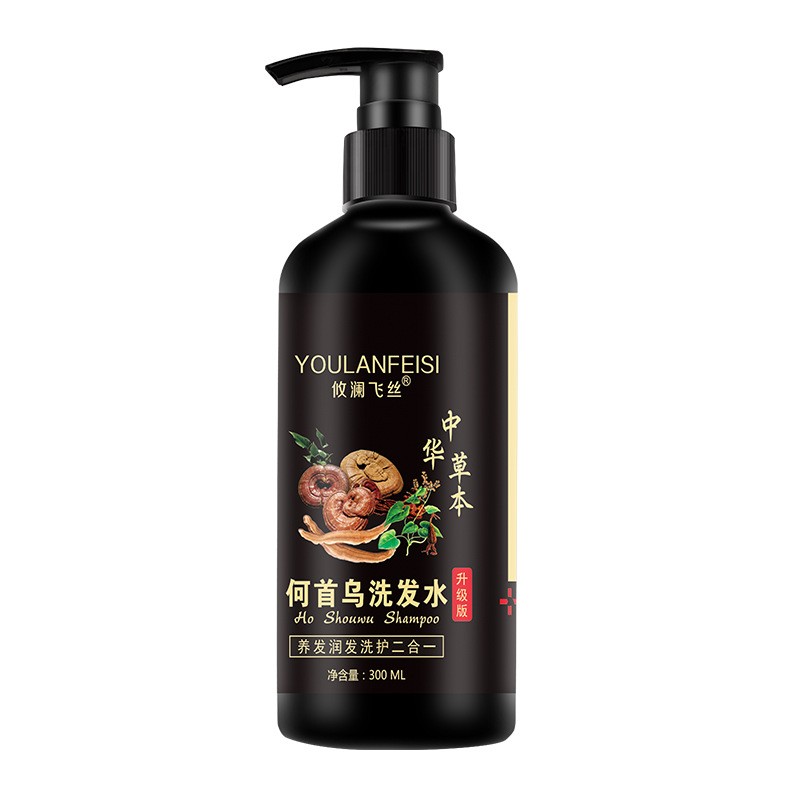 Shou Wu Shampoo Factory - 300ml Anti Hair Loss Herbal Formula Regrowth