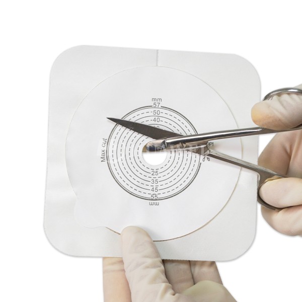 Skin Barrier Factory - OEM Flat Hydrocolloid Wafer Two Piece