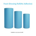 Medical Foam Dressing Factory - Custom Non-adhesive Blue Foam Bandages