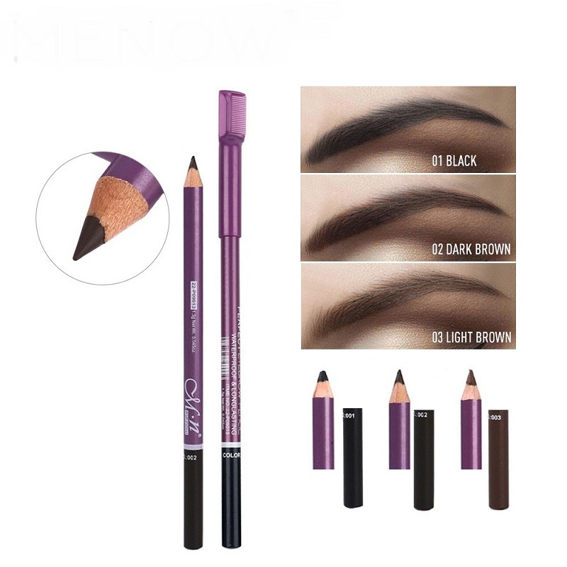 Eyebrow Pencil Manufacturer - Waterproof Dual Ended Comb