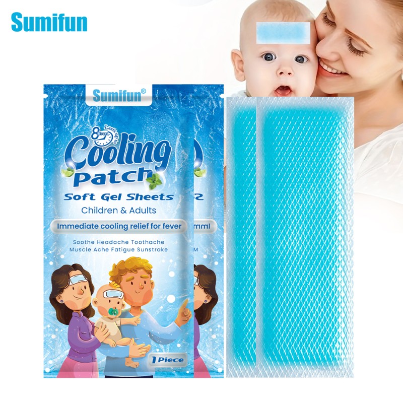 Fever Cooling Patch Factory - Sumifun Migraine Gel Fever Relief