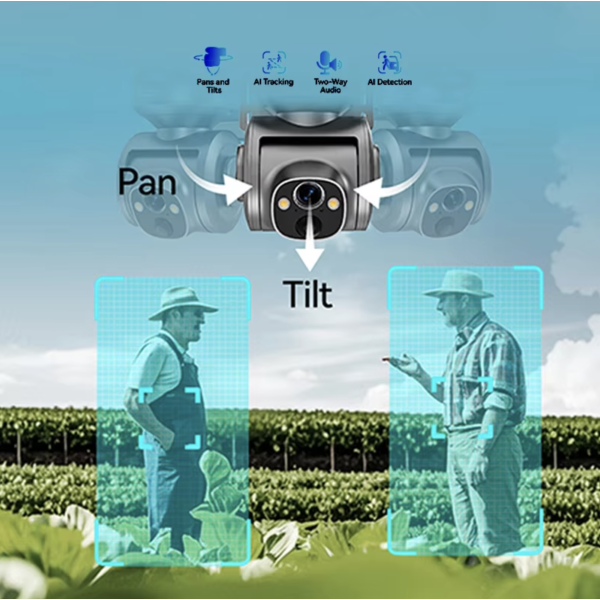 Solar Camera Factory - Auto Tracking Outdoor 4G Alarm Cloud