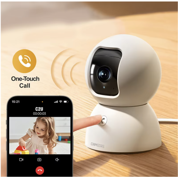 Indoor Camera Manufacturer - Ultra 5MP 360 Rotation Two-Way Audio