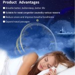 Waterproof Anti Snoring Nasal Strips Factory - Breathe Better Sleep Aid
