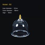 Medical Cupping Cup Factory - Hijama Single Cup B2 Vacuum Cupping