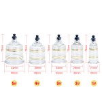 Vacuum Cupping Cup Factory - Air Extraction Thickened Cup Set