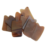 Scraping Board Factory - Natural Ox Horn Thickened Square Design