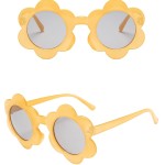 Children Sunglasses Factory - Fashionable Flower Cute Jelly Transparent