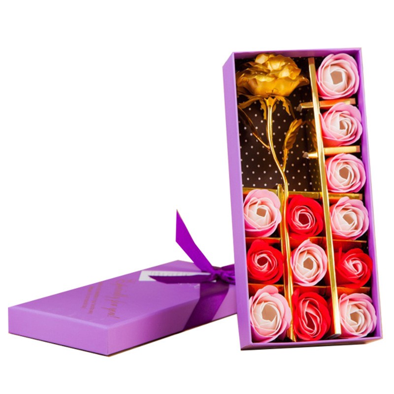 Soap Flower Factory - Valentine's Day Colorful Handmade Gift Box