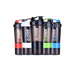 Protein Shake Cup Manufacturer - New 500ML Three-layer Plastic Custom