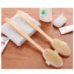 Bath Body Brush Factory - OEM Natural Bristle Long Handle Detachable