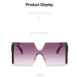 Gradient Sunglasses Manufacturer - New European American Frameless Big