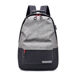 USB Backpack Factory - 2023 New Contrast Color Travel Computer