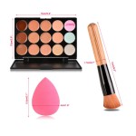 Concealer Palette Manufacturer - High Quality 15 Colors with Brush