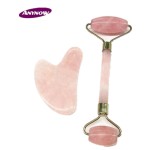 Jade Roller Set Factory - Luxurious Rose Quartz Massage Face Stone