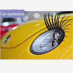 Car Headlight Stickers Factory - 3D Magic Eyelashes Decorative Wholesale