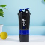 Protein Shake Cup Manufacturer - New 500ML Three-layer Plastic Custom