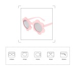 Children Sunglasses Factory - Fashionable Flower Cute Jelly Transparent