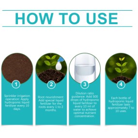 Hydroponic Fertilizer Factory - Lawn Green Leaf Growth Concentrate