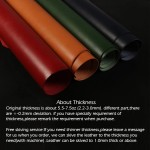 Vegetable Tanned Leather Supplier - DIY 12 Color Full Grain