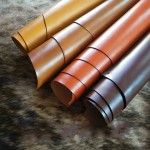 Vegetable Tanned Leather Supplier - DIY Water Dyed Yellow Brown