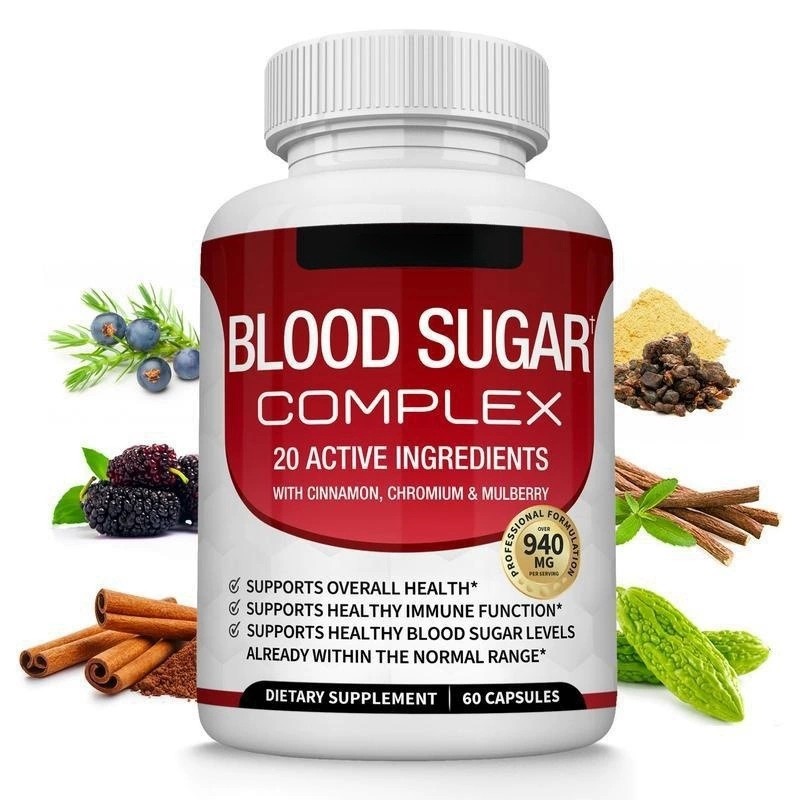 Blood Sugar Capsules Supplier - OEM Complex 60 Capsules