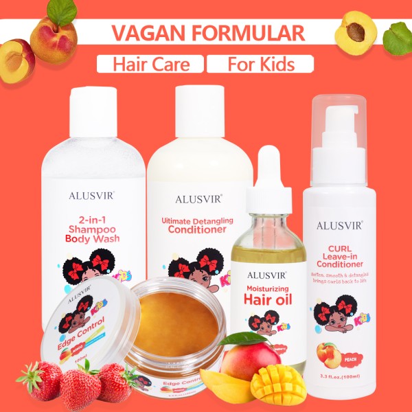 Kids Hair Care Kit Manufacturer - Natural Fruit Perfumed 2 in 1