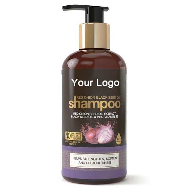 Red Onion Shampoo Manufacturer - Custom Hair Texture Improvement