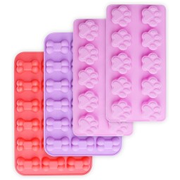 Silicone Mold Manufacturer - Puppy Dog Paw Bone Bpa Free Molds