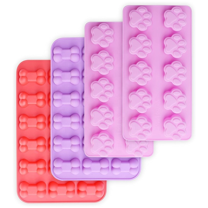 Silicone Mold Manufacturer - Puppy Dog Paw Bone Bpa Free Molds