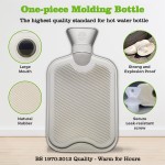 Hot Water Bottle Set Manufacturer - Gift Set 2l Faux Fur Cover Eye Mask