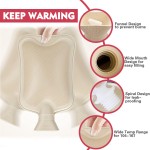 Hot Water Bottle Gift Set Factory - Great Plush Cover 2000ml Pain Relief