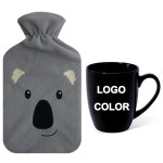 Hot Water Bag Cover Factory - Cute Fleece DIY Coffee Ceramic Cup